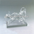 Figurines en cristal antiques avec le support pour le cadeau de Souvenris d&#39;affaires